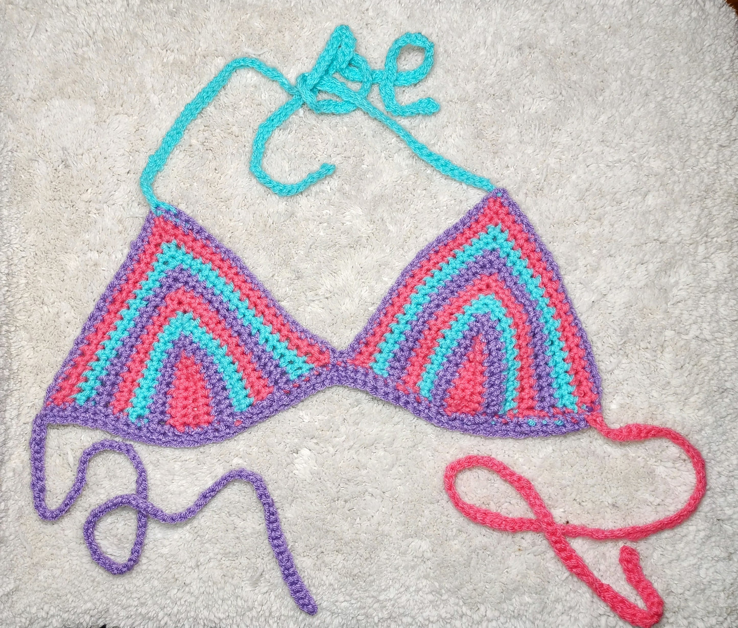 Fringed Bikini Top